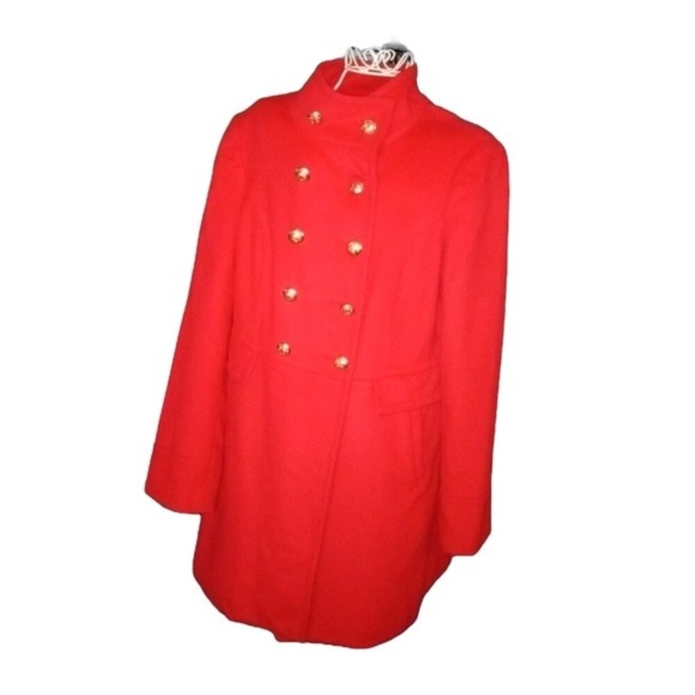 The Limited Wool Blend Military Style Coat size Medium